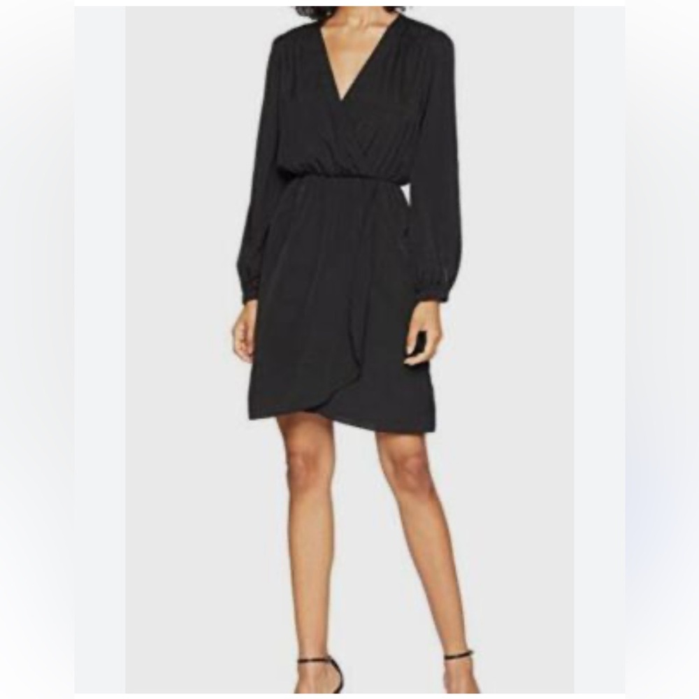 Joie Dress XS Sheer Silk Black
